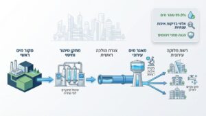 מערכת מים עירונית מתקדמת בתל אביב