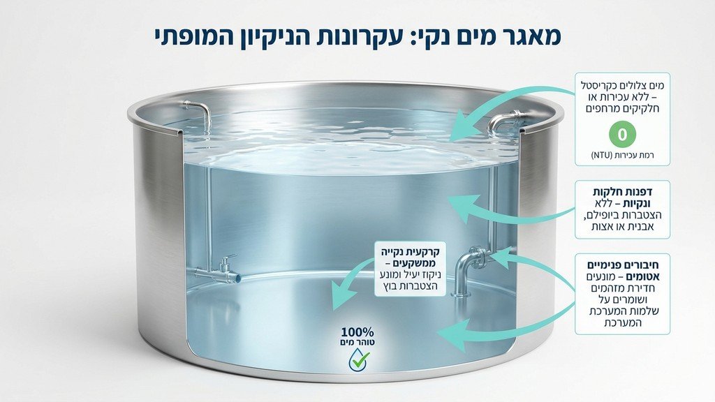 חיטוי מערכות מים בחיפה לשמירה על איכות מי השתייה